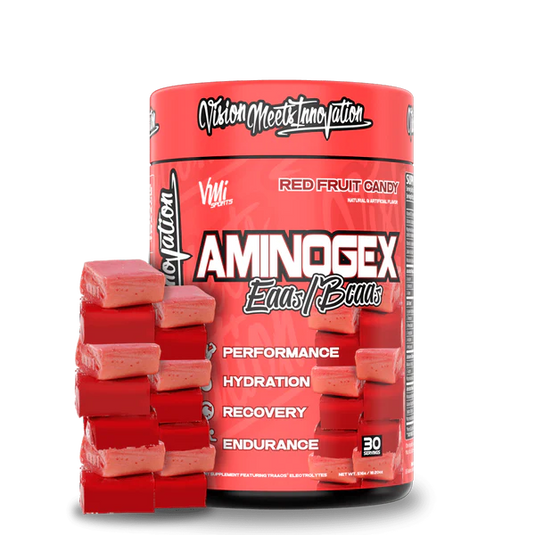 VMI Aminogex Ultra 30 Servings (Red Fruit Candy)