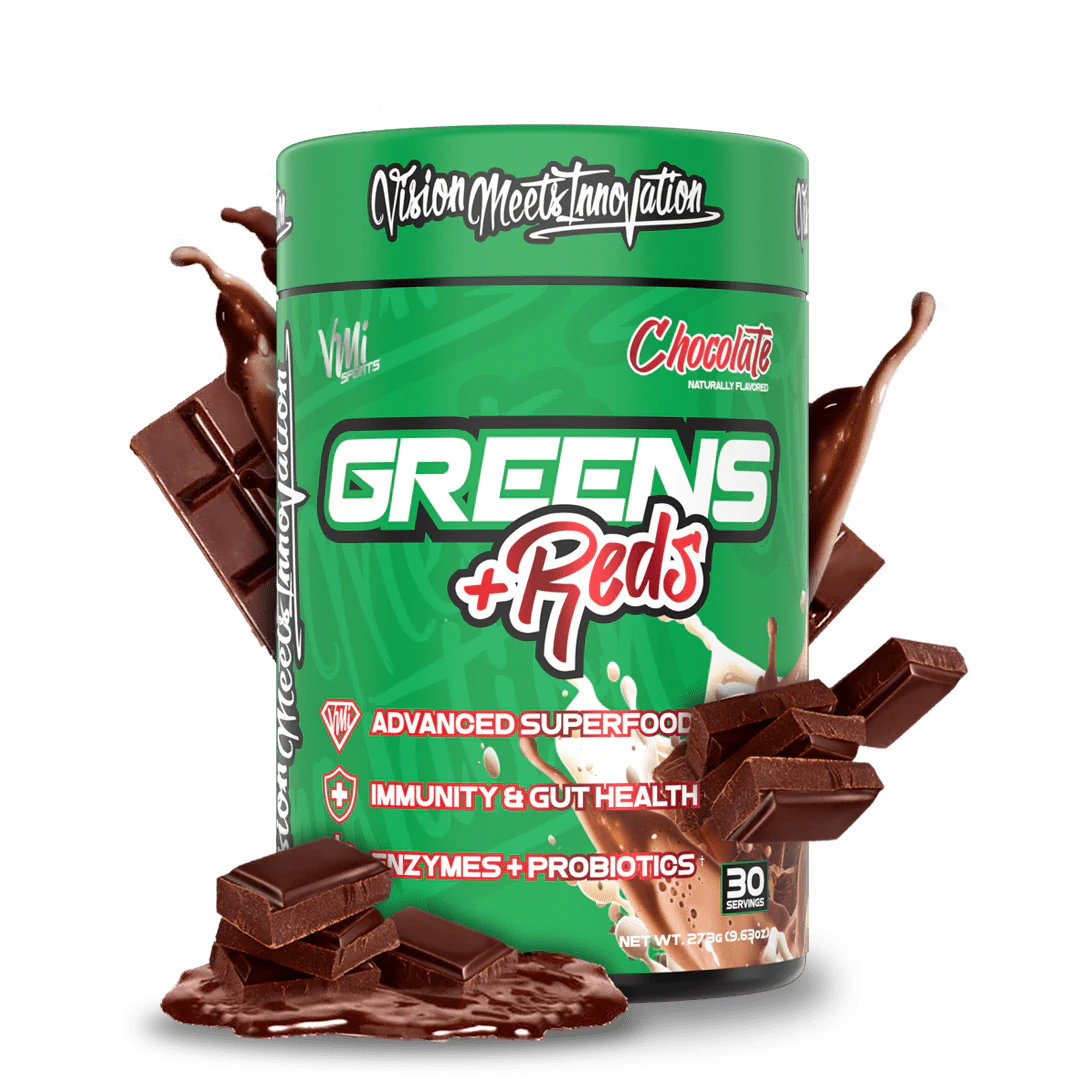 VMI All Natural Greens + Reds Superfoods 30 Servings (Chocolate)