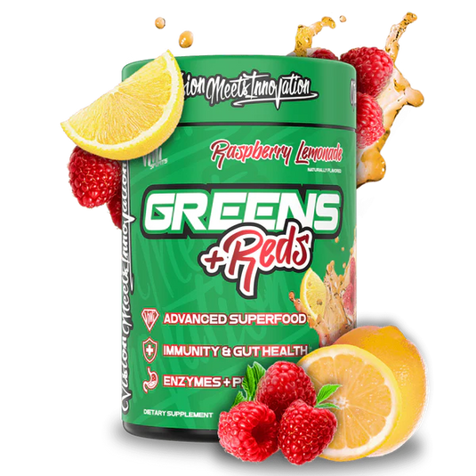 VMI All Natural Greens + Reds Superfoods 30 Servings (Raspberry Lemonade)