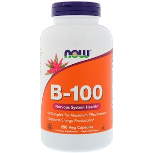 Load image into Gallery viewer, NOW B-100 Vitamin (100 Caps)
