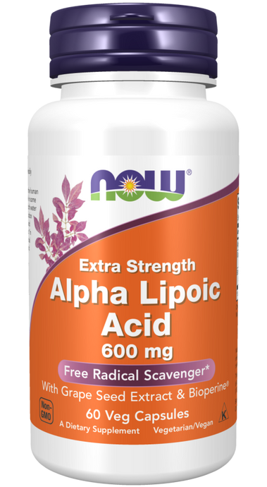 NOW Alpha Lipoic Acid 600mg (60 Caps)