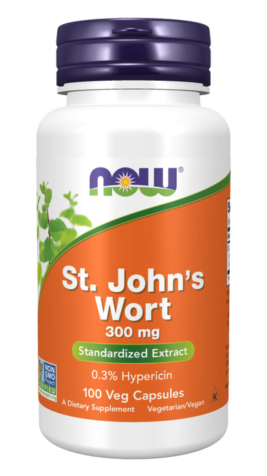 NOW St. John's Wort Extract 300mg (60 Caps)