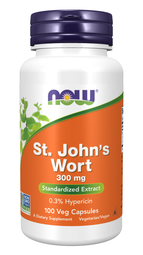 NOW St. John's Wort Extract 300mg (60 Caps)