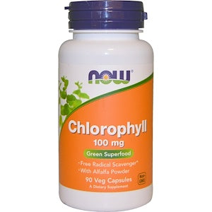 NOW Chlorophyll 100mg (90 Caps)