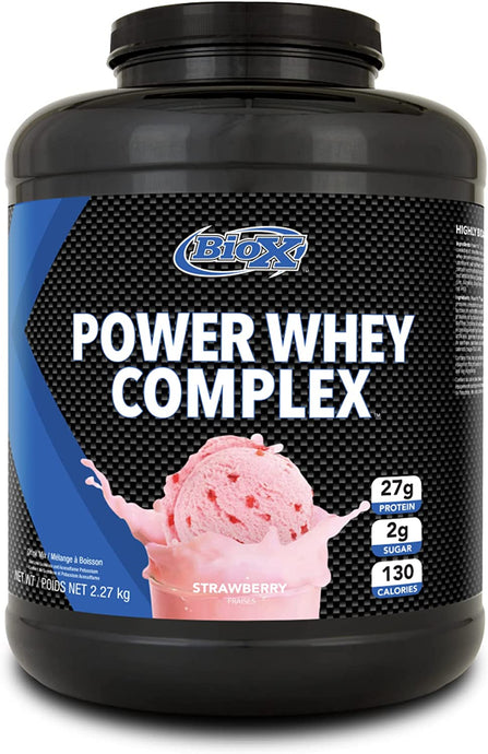 BioX Power Whey Complex Protein 2.27kg (Strawberry)