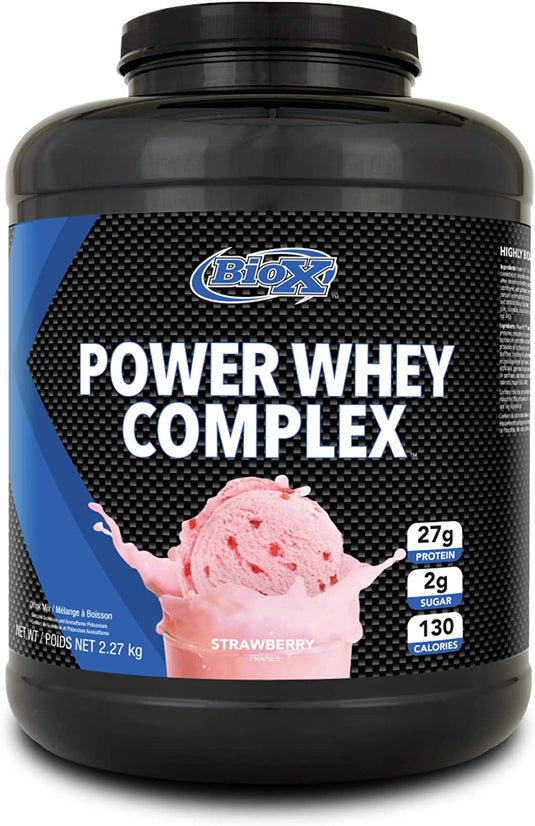 BioX Power Whey Complex Protein 2.27kg (Strawberry)