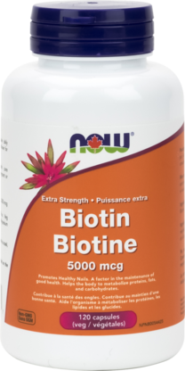 NOW Biotin 5000 MCG (120 Caps)