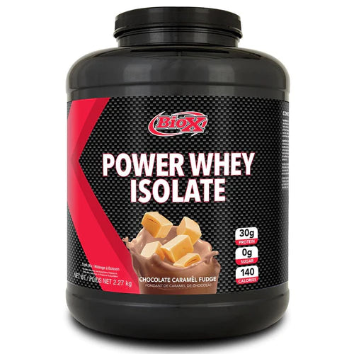 BioX Power Whey Isolate Protein 2.27kg (Chocolate Caramel Fudge)