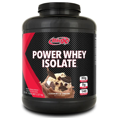 BioX Power Whey Isolate Protein 2.27kg (Cookies & Cream)