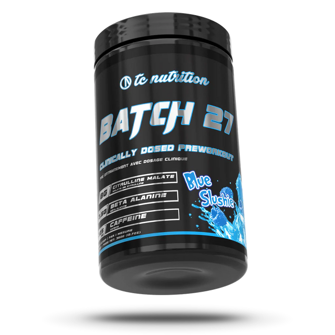 TC Nutrition Batch 27 Pre-Workout (Blue Slushie)