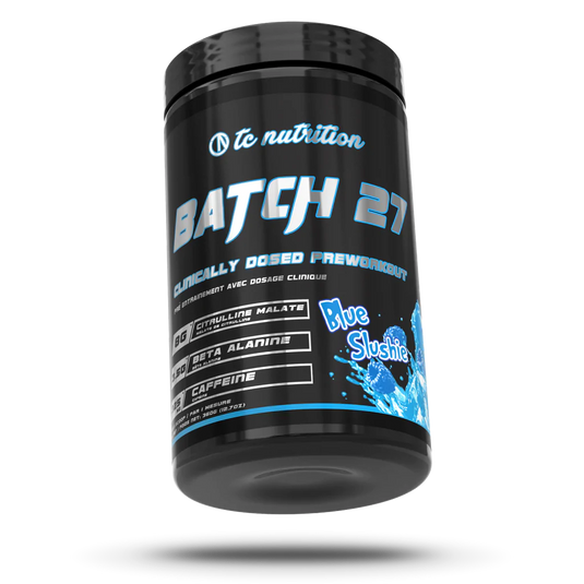 TC Nutrition Batch 27 Pre-Workout (Blue Slushie)