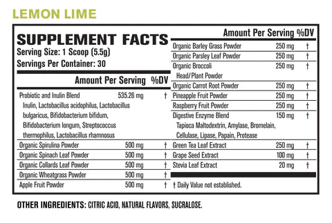 Jacked Factory GreeneSurge 30 Servings (Mixed Berry)