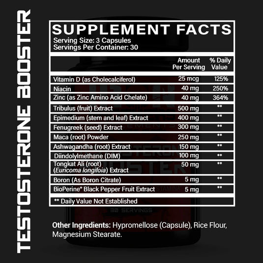 Iron Brothers Testosterone Booster (30 servings)