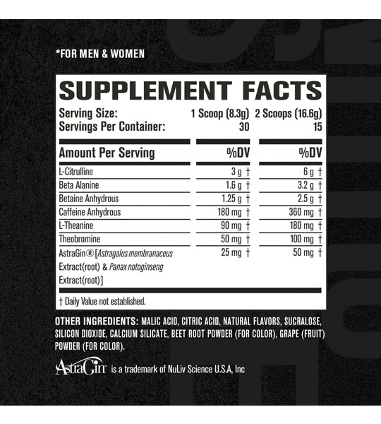 Jacked Factory NitroSurge Pre Workout (Sour Peach Rings)