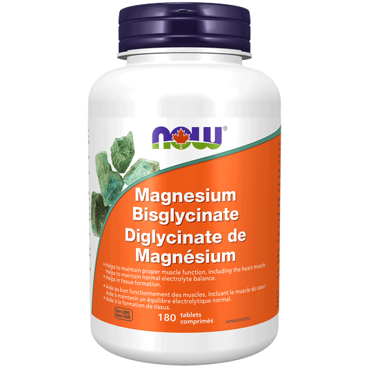 NOW Magnesium Bisglycinate (180 Tablets)