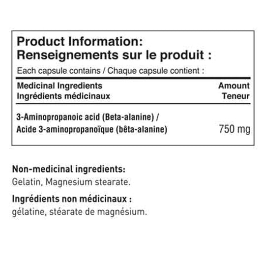 Tested Nutrition Beta-Alanine (180 Caps)