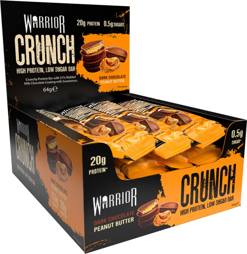 Load image into Gallery viewer, Box of Warrior Crunch Protein Bar (Chocolate PB)

