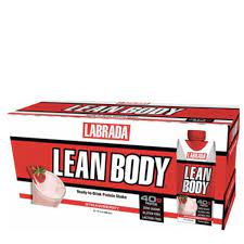 Box of Lean Body 500ML (12 Strawberry)