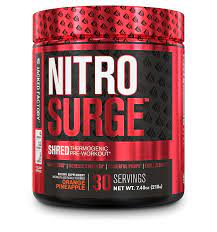 Load image into Gallery viewer, Jacked Factory NitroSurge Shred Pre Workout 30 Servings (Orange Pineapple)
