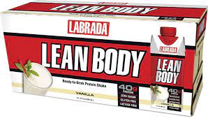 Box of Lean Body 500ML (12 Vanilla)