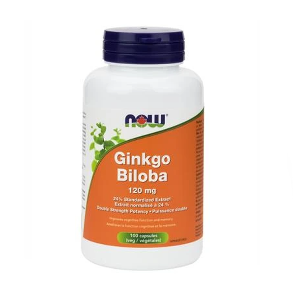 NOW Ginkgo Biloba 120mg (100 Caps)
