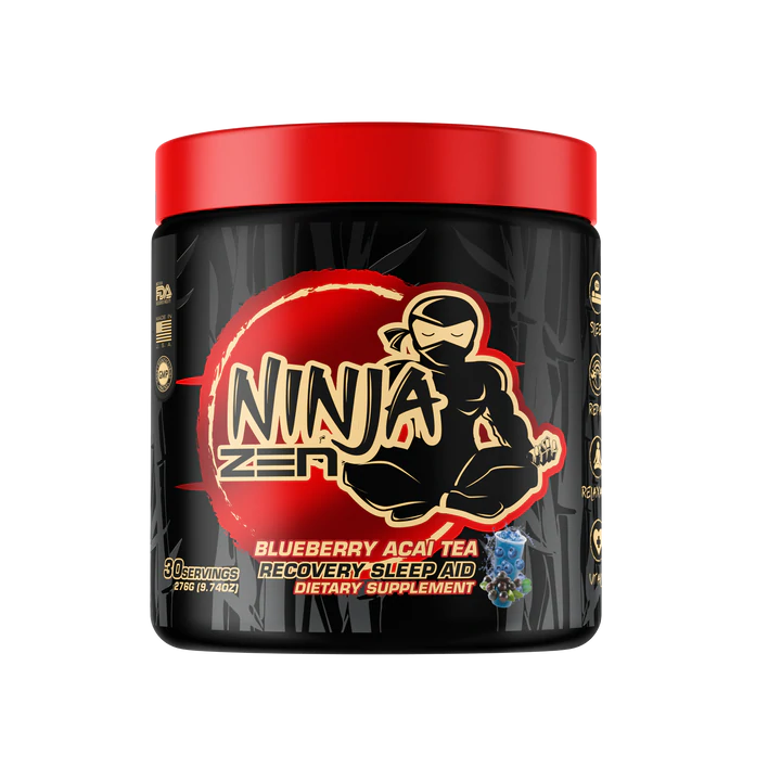 Load image into Gallery viewer, Ninja Zen Sleep Aid 30 Servings (Blueberry Acai Tea)
