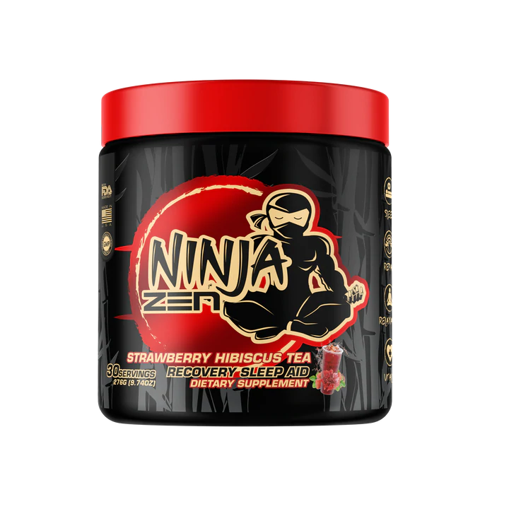 Ninja Zen Sleep Aid 30 Servings (Strawberry Hibiscus Tea)