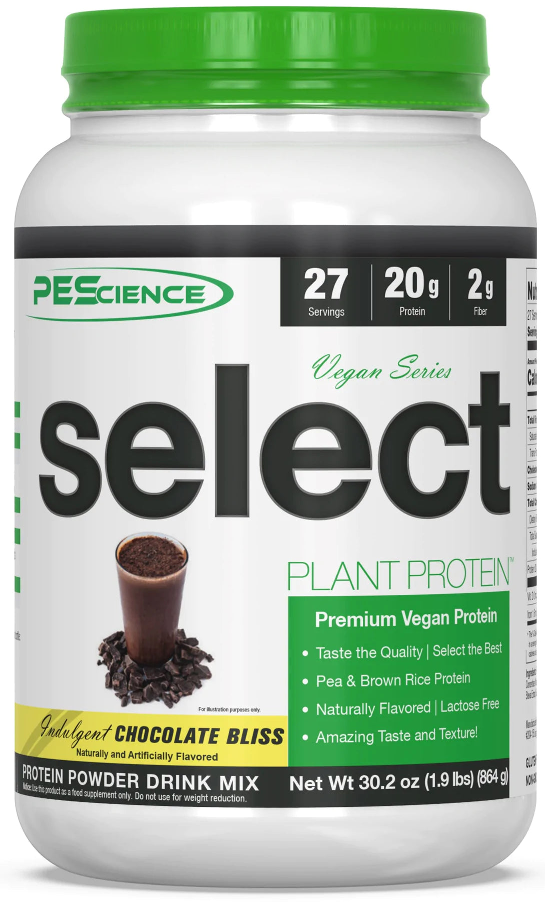PEScience Select Plant Protein 27 Servings (Chocolate Bliss)